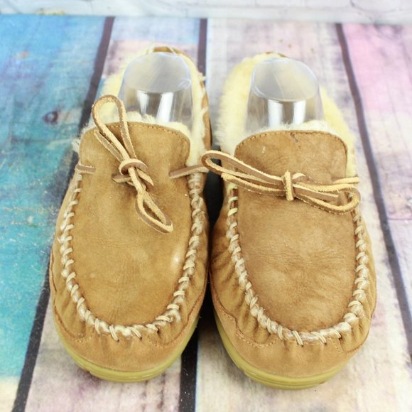 LL BEAN Wicked Good Camp Moccasins Slippers Sz 11 - Picture 5 of 9